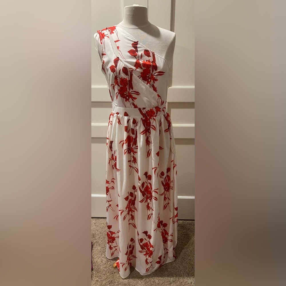 Beautiful long summer dress (one shoulder)